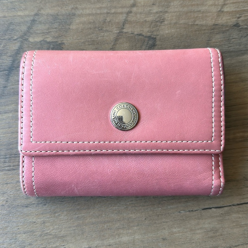 Pink Coach wallet